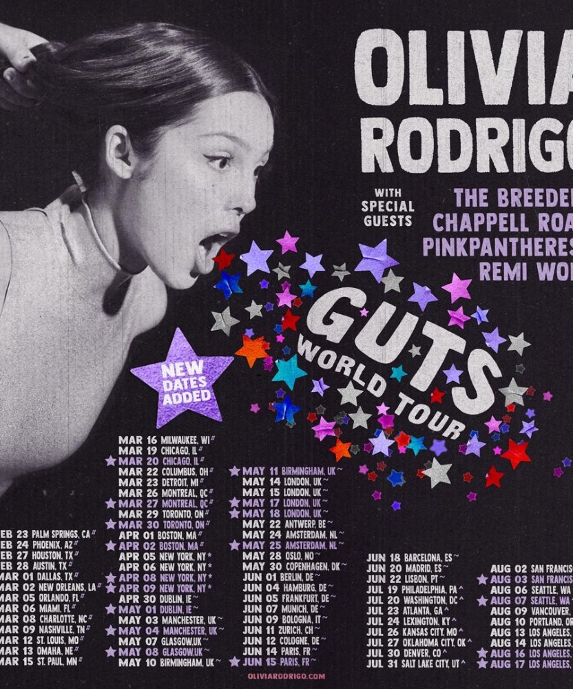 Olivia Rodrigo Guts World Tour 04 May 2024 Co Op Live Event Gig