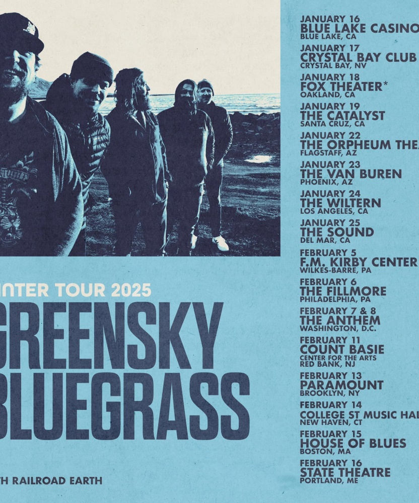 Greensky Bluegrass Winter Tour 2025 07 February 2025 The Anthem