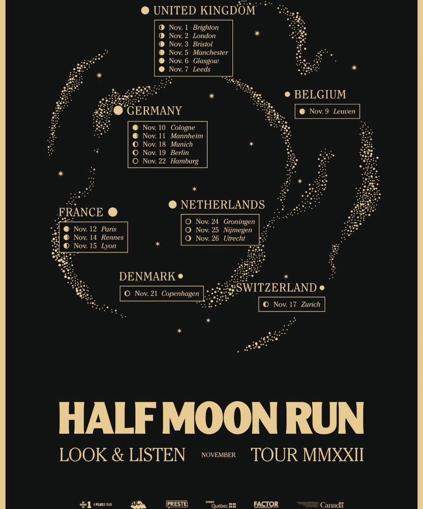 Half Moon Run Look & Listen Tour 2022 25 November 2022