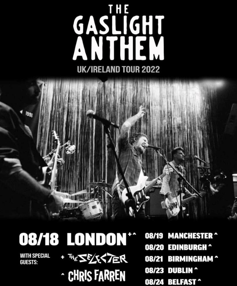 gaslight anthem tour uk