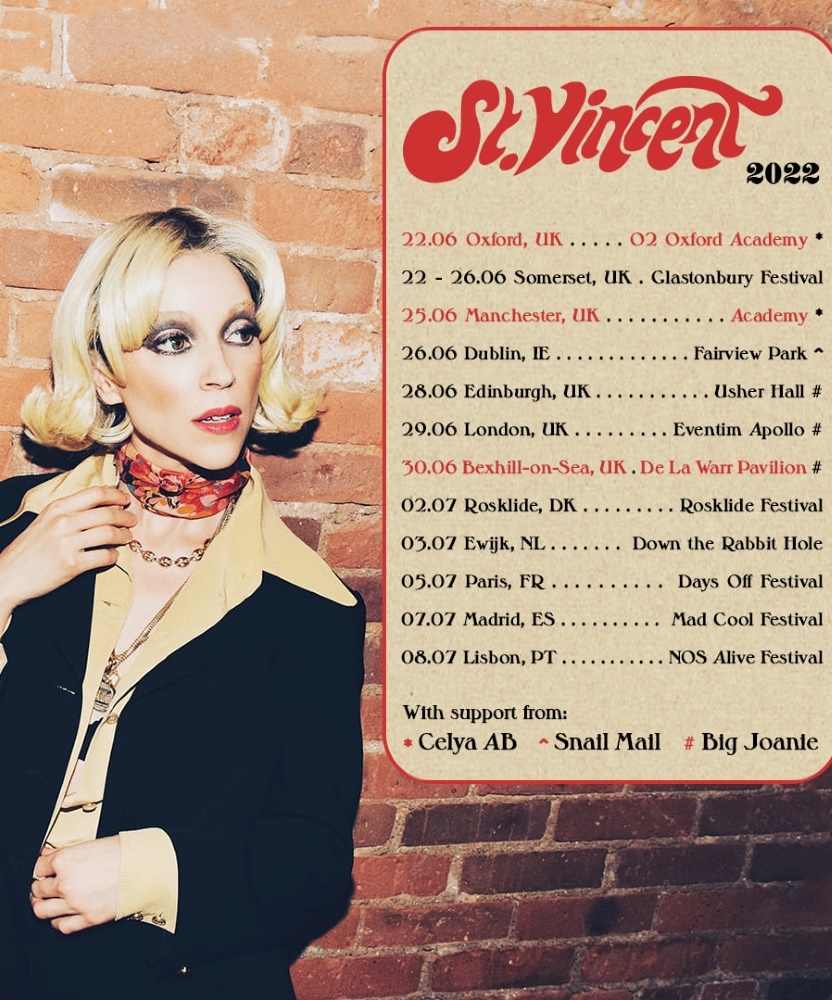 St. Vincent - Daddy's Home European Tour 2022 - 14 June 2022 - Kino ...