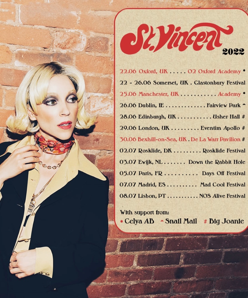 St Vincent Daddy s Home European Tour 2022 14 June 2022 Kino 