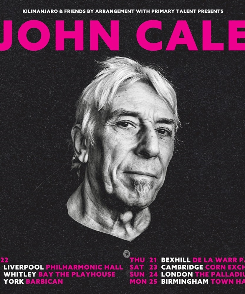 John Cale UK Tour 2022 18 July 2022 Playhouse Event/Gig details