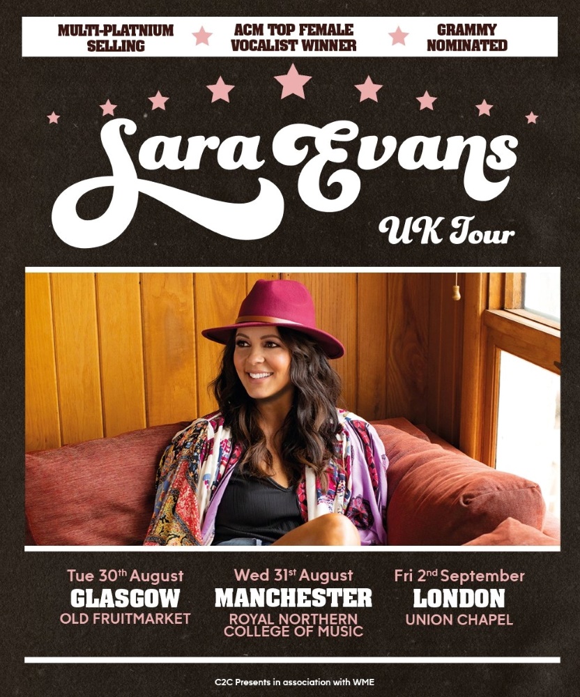Sara Evans UK Tour 31 August 2022 Royal Northern College of Music