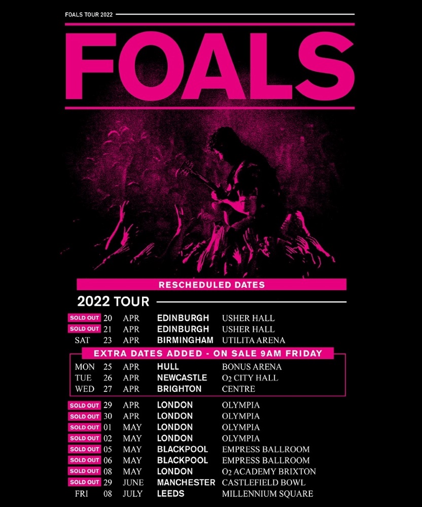 foals tour opening act