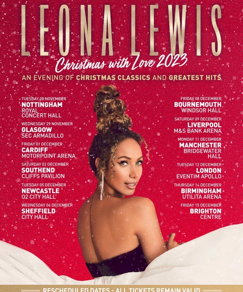 leona lewis christmas with love tour setlist