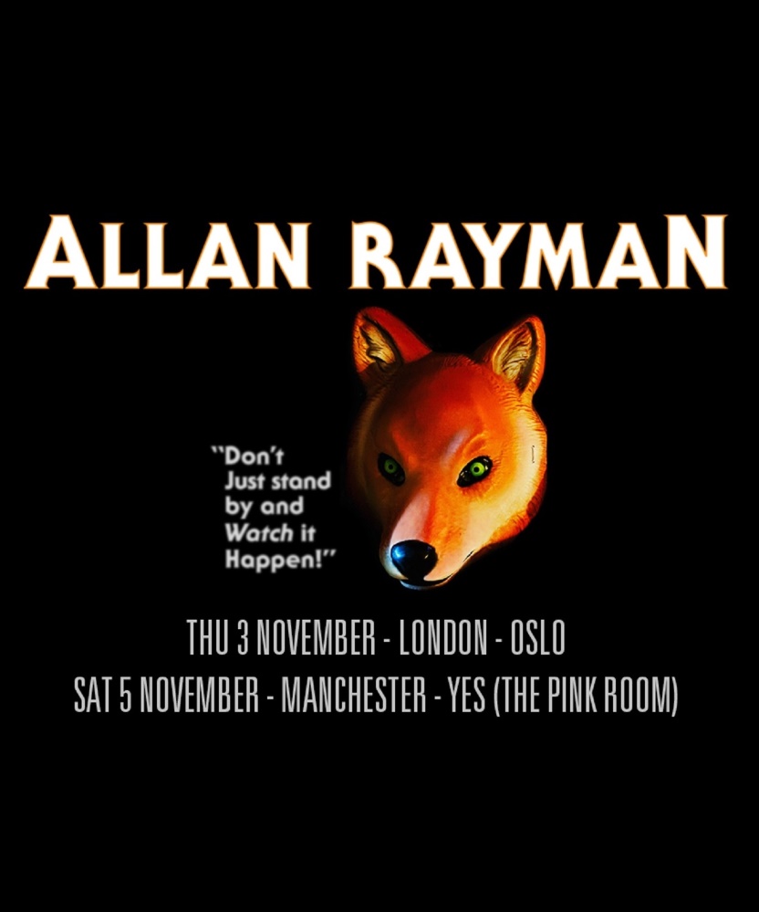 Allan Rayman UK Tour 2022 05 November 2022 YES Event/Gig