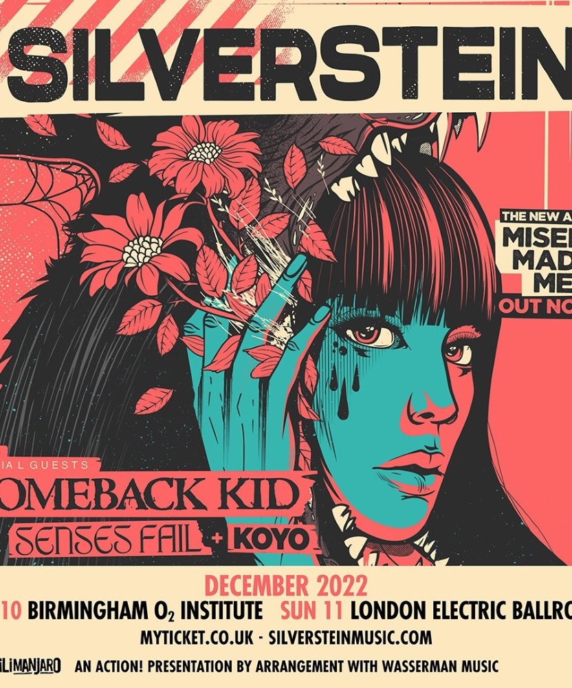 Silverstein UK Tour 2022 11 December 2022 Electric Ballroom