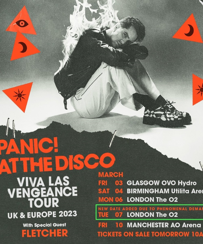 panic at the disco vengeance tour