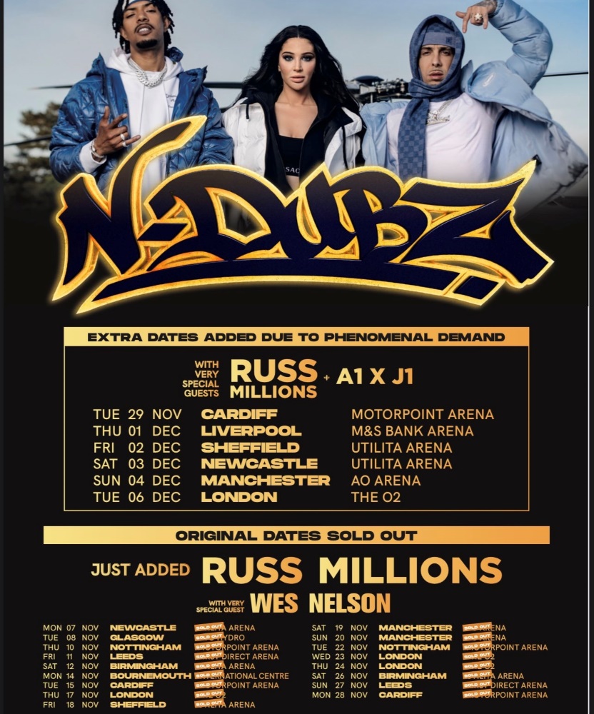n dubz tour support