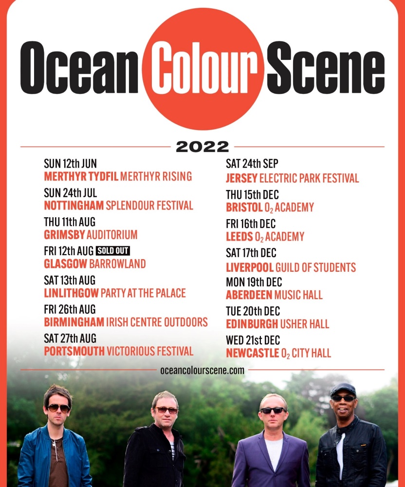 Ocean Colour Scene UK Tour 2022 19 December 2022 Music Hall