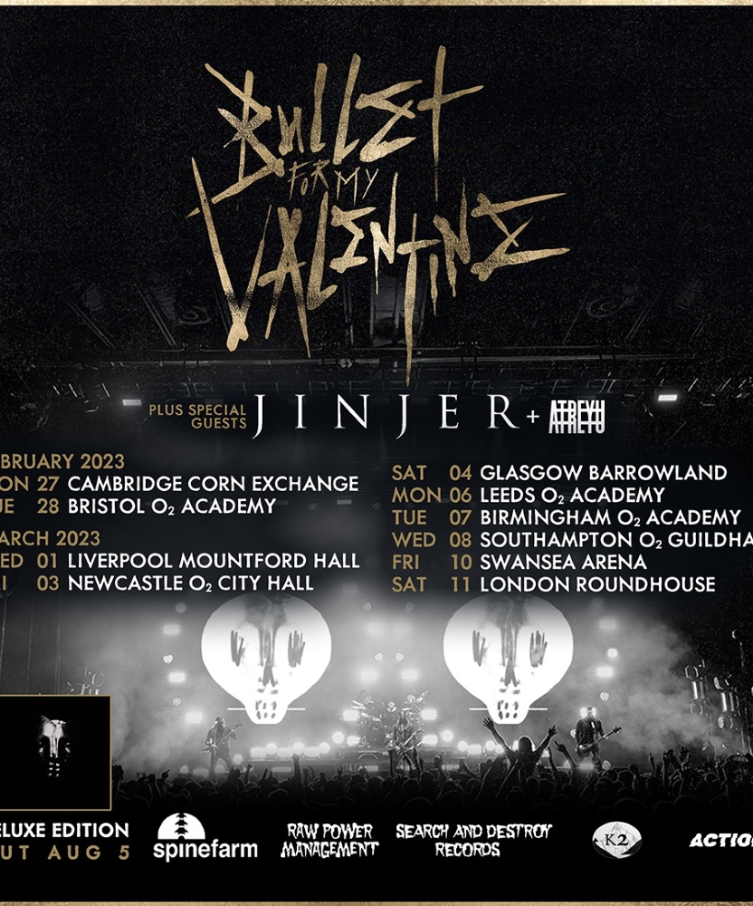 bullet for my valentine uk tour support
