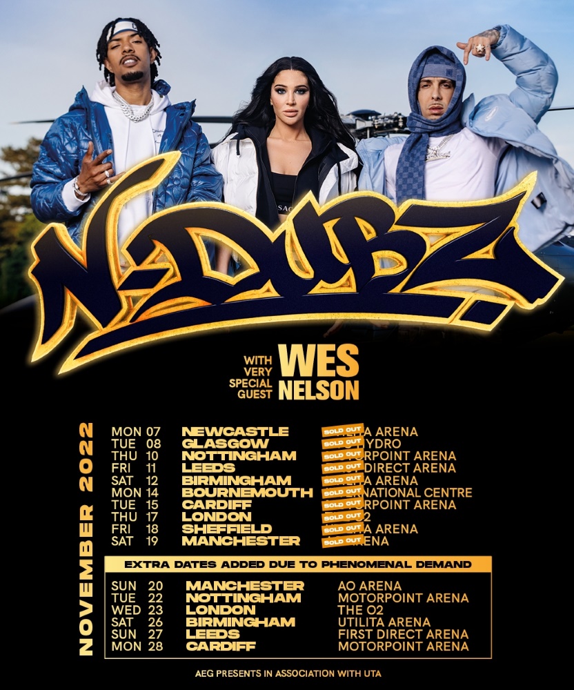 N-Dubz - UK Tour 2022 - 07 November 2022 - Utilita Arena - Event/Gig ...