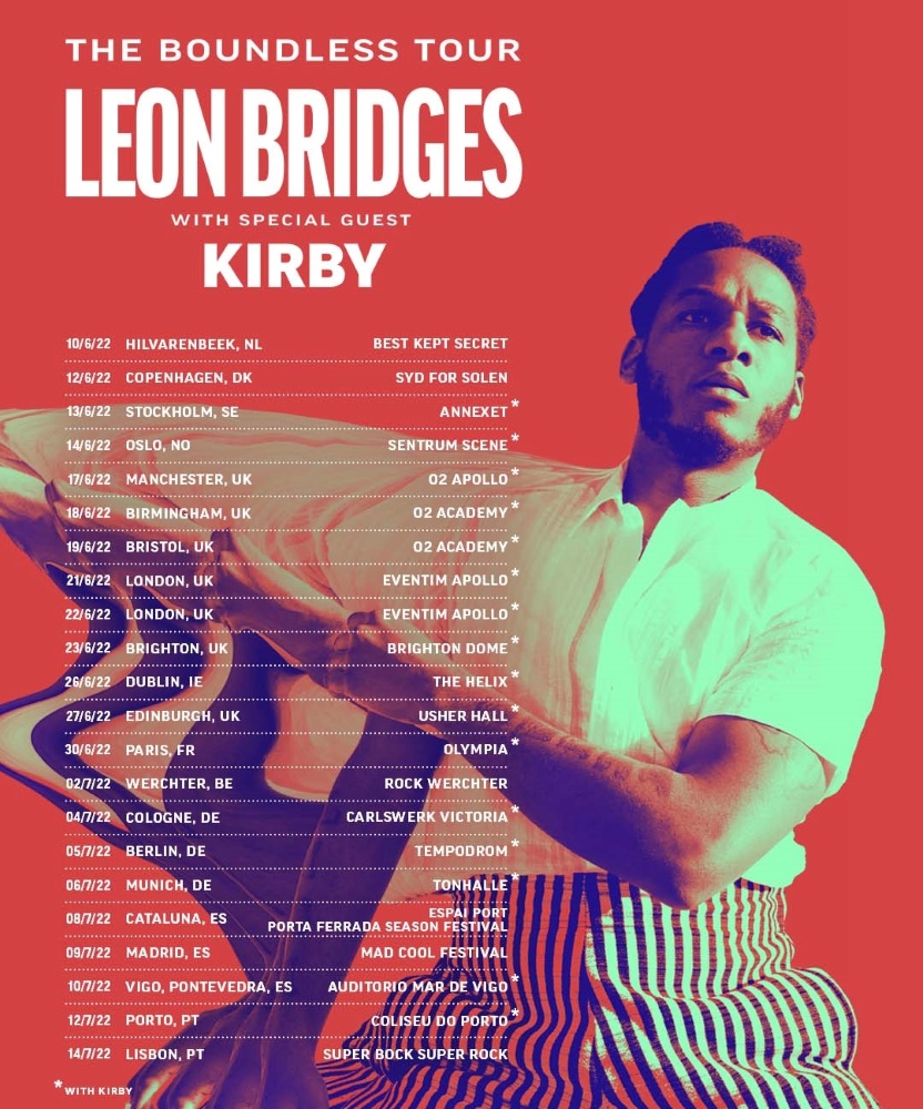 Leon Bridges The Boundless Tour 17 June 2022 O2 Apollo Event