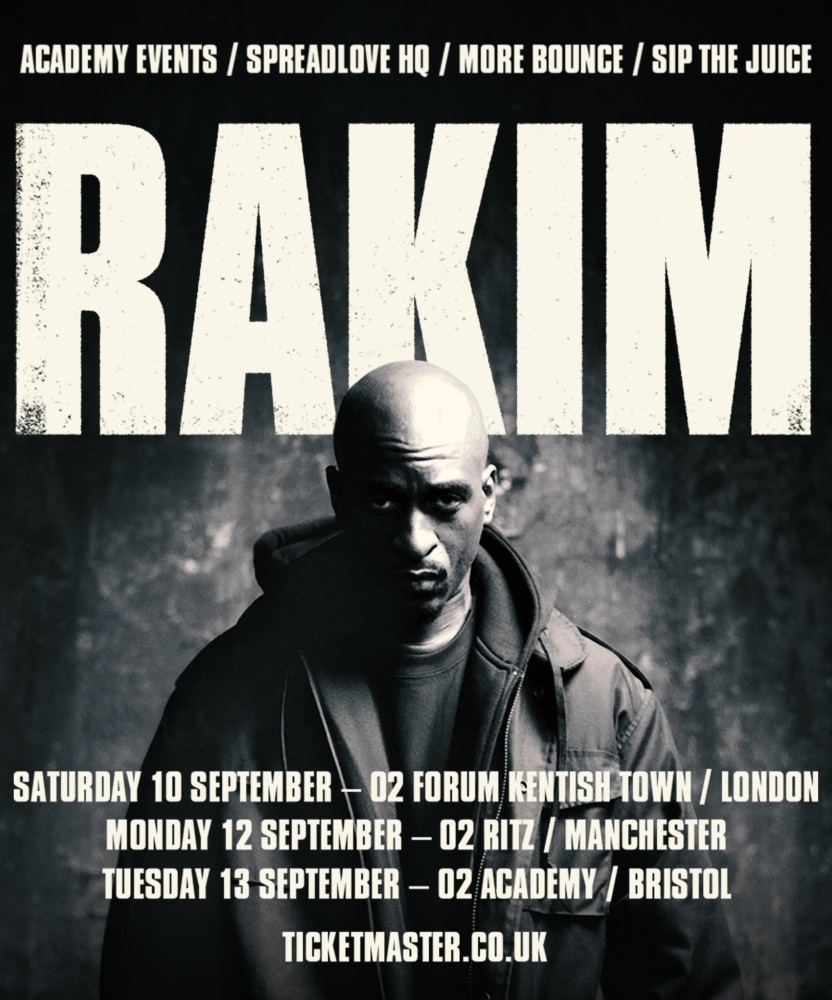 Rakim UK Tour 2022 17 May 2024 O2 Academy Bristol Event/Gig