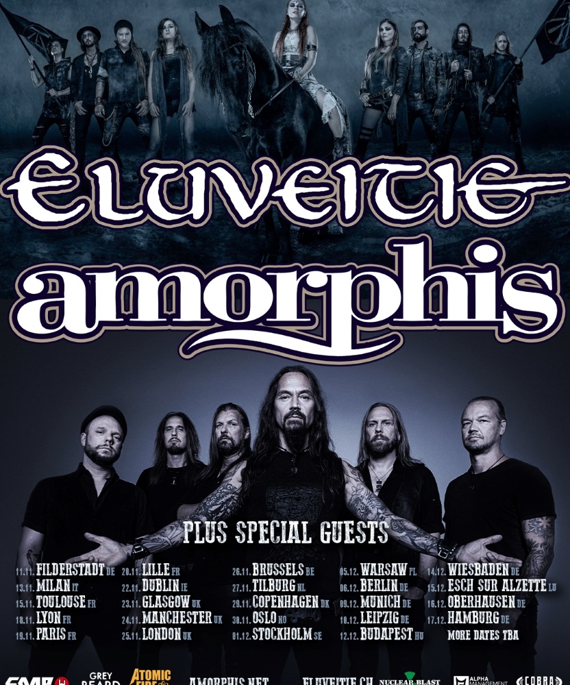 Amorphis & Eluveitie European Tour 2022 30 November 2022 Sentrum