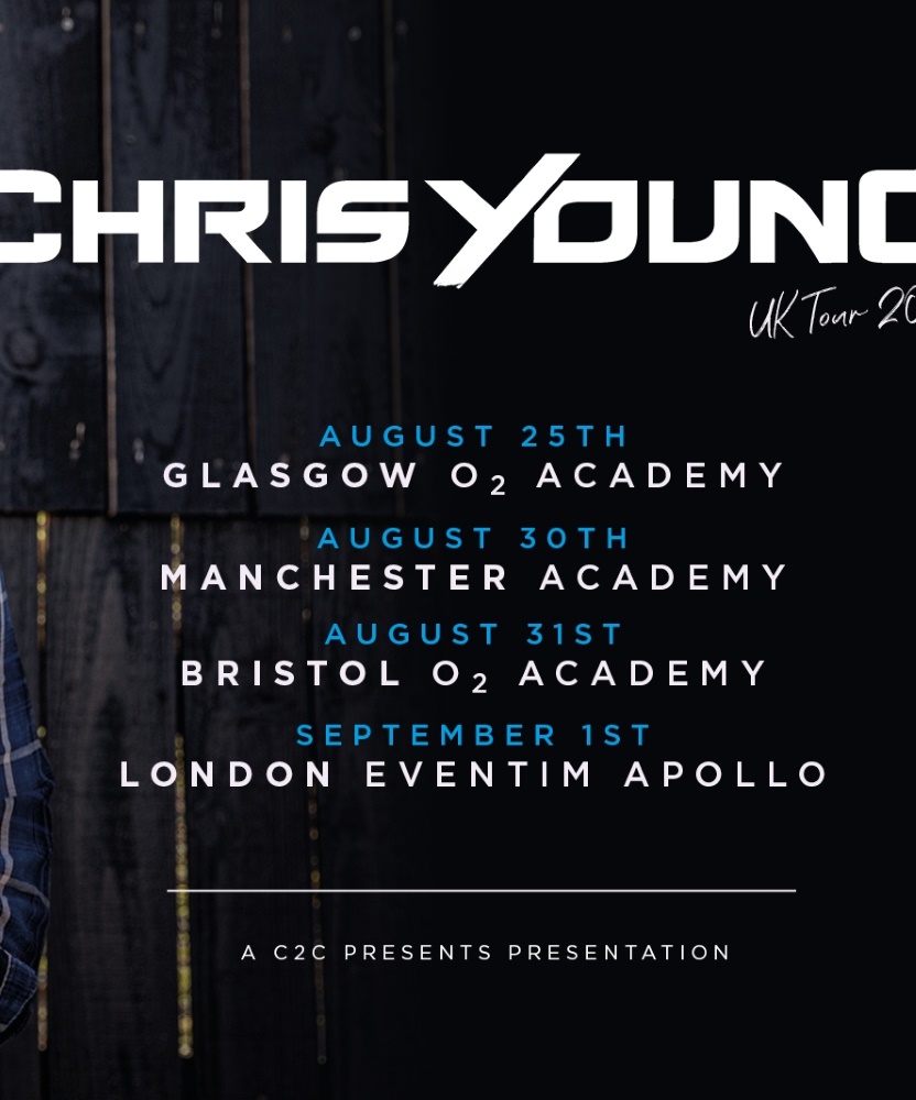 Chris Young UK Tour 2022 31 August 2022 O2 Academy Bristol