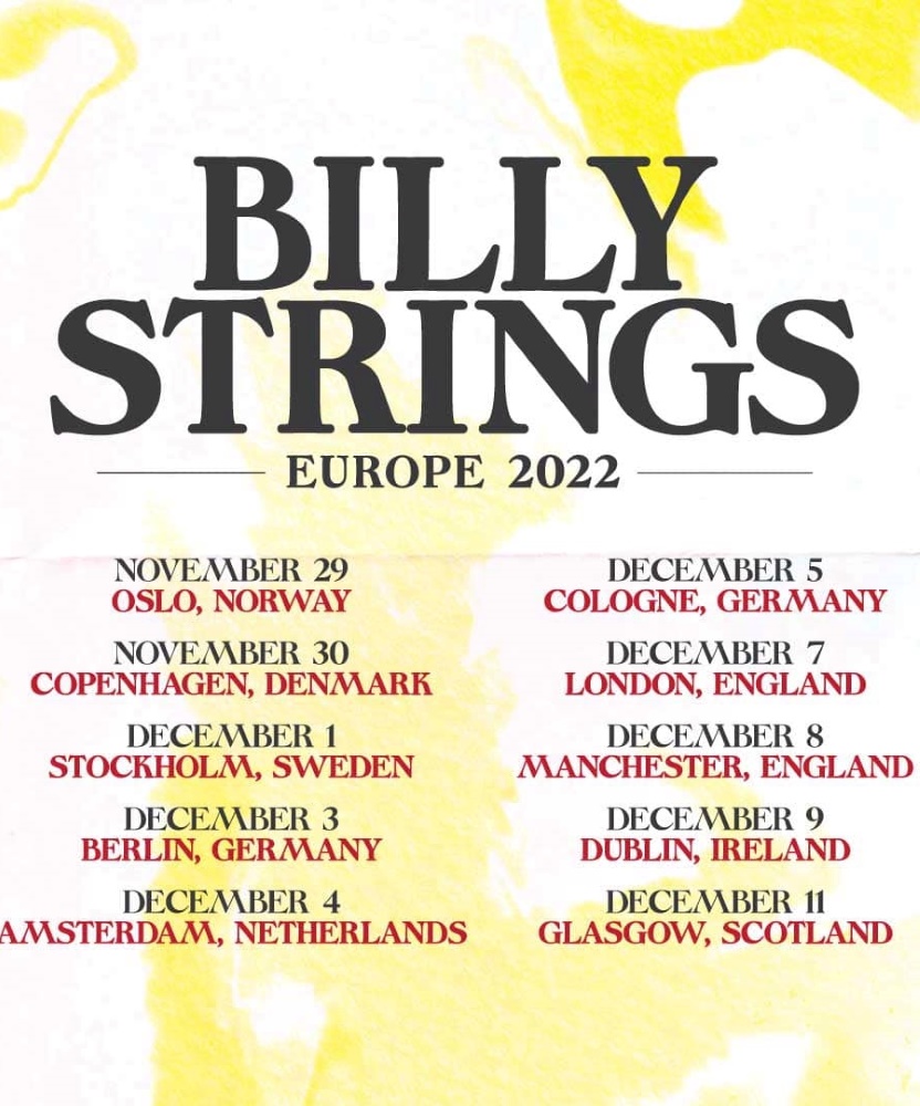 Billy Strings Europe 2022 04 December 2022 Melkweg Event/Gig