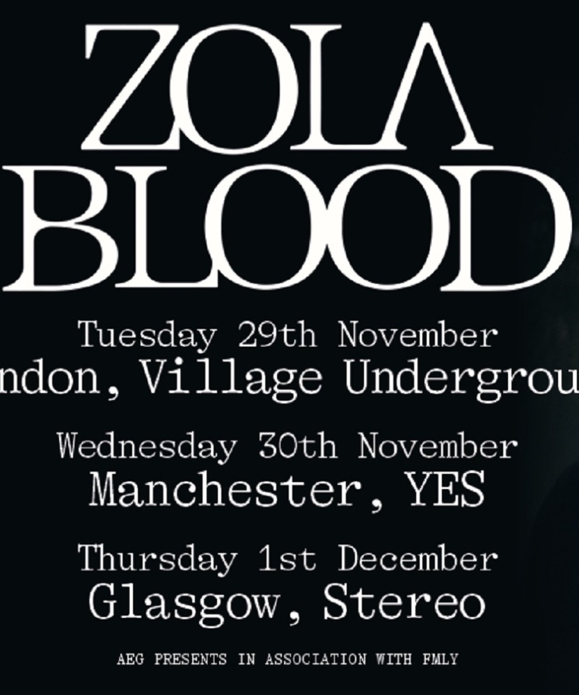Zola Blood UK Tour 2022 29 November 2022 Village Underground