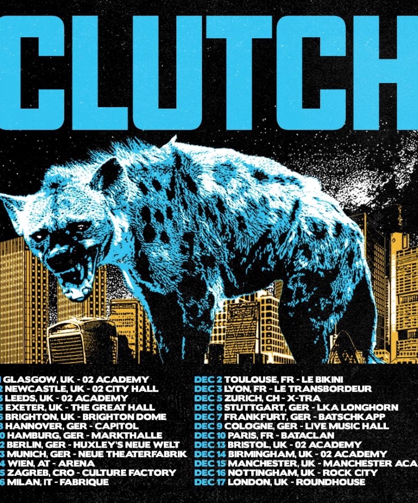clutch uk tour dates 2022