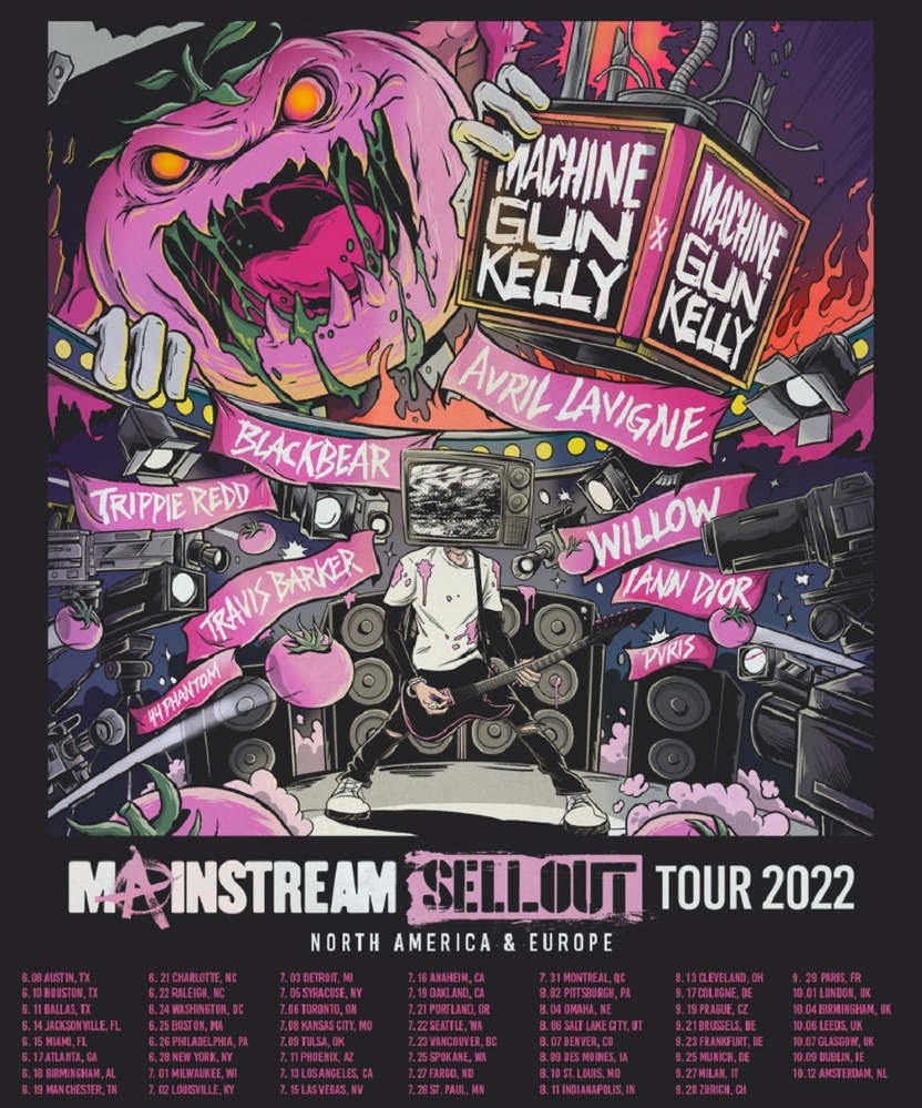 machine gun kelly tour uk 2022