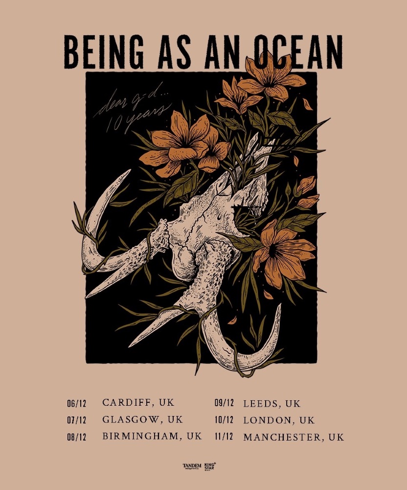 being as an ocean uk tour 2022