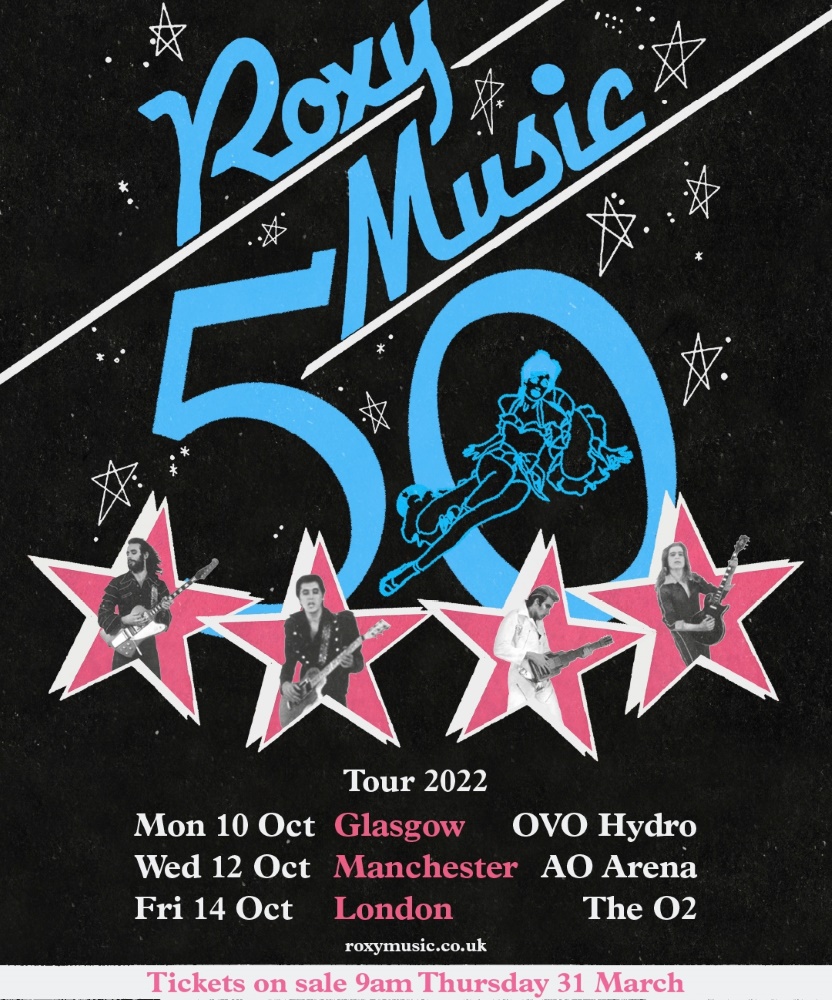Roxy Music 50th Anniversary Tour 2022 10 October 2022 OVO Hydro