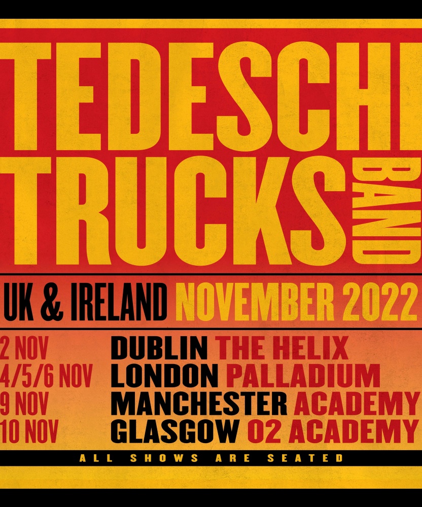 Tedeschi Trucks Band Uk And Ireland November 2022 06 November 2022 London Palladium Event 