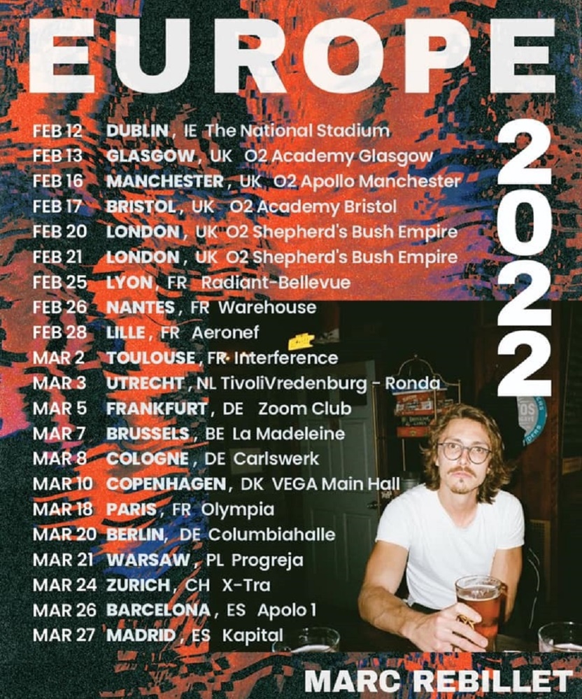 Marc Rebillet - Europe 2022 - 03 March 2022 - TivoliVredenburg - Event ...