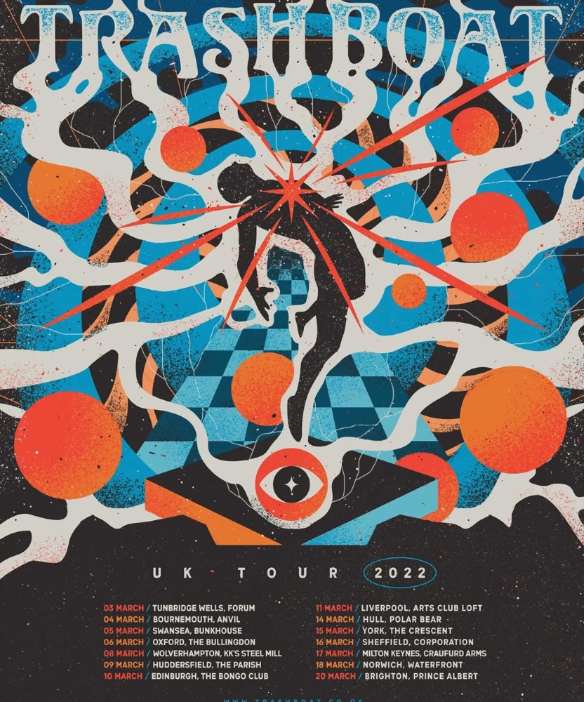 Trash Boat UK Tour 2022 17 March 2022 The Craufurd Arms Event/Gig details & tickets