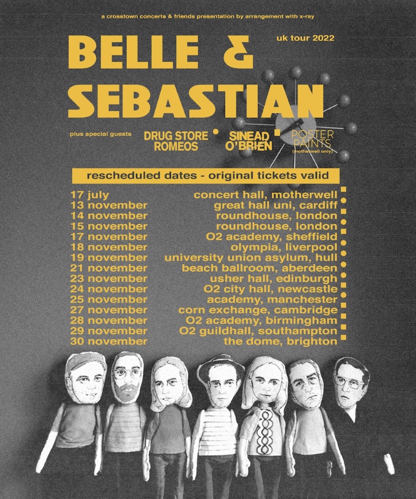 belle and sebastian tour 2022