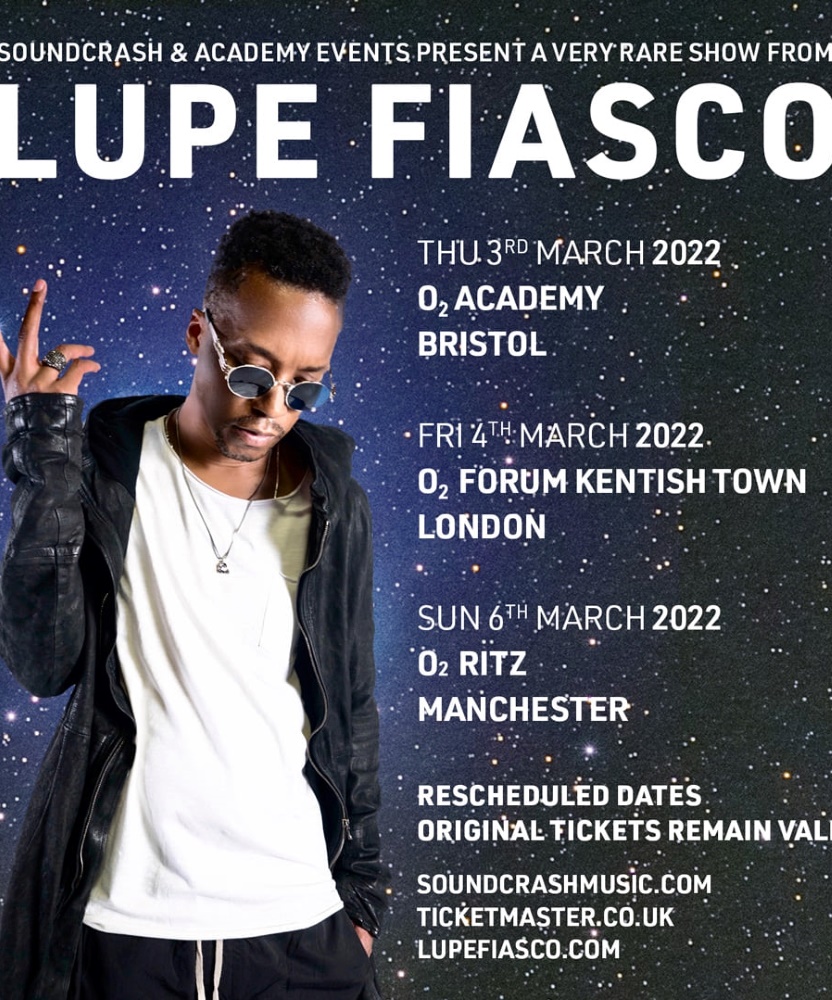 lupe fiasco tour dates 2022