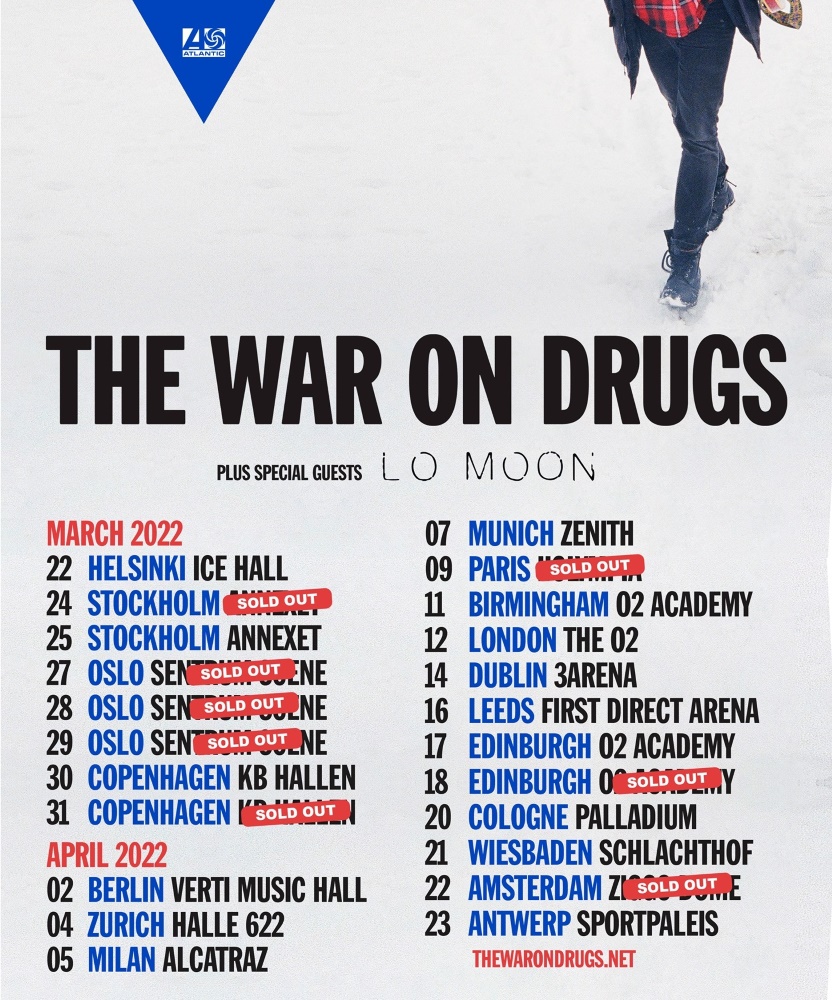 war on drugs uk tour support