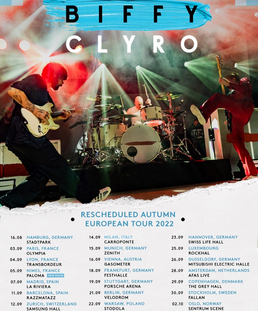 biffy clyro european tour 2022