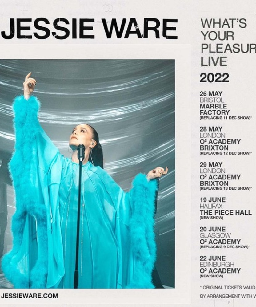 jessie ware tour dates