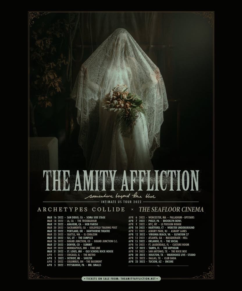 The Amity Affliction Intimate US Tour 2022 20 April 2022
