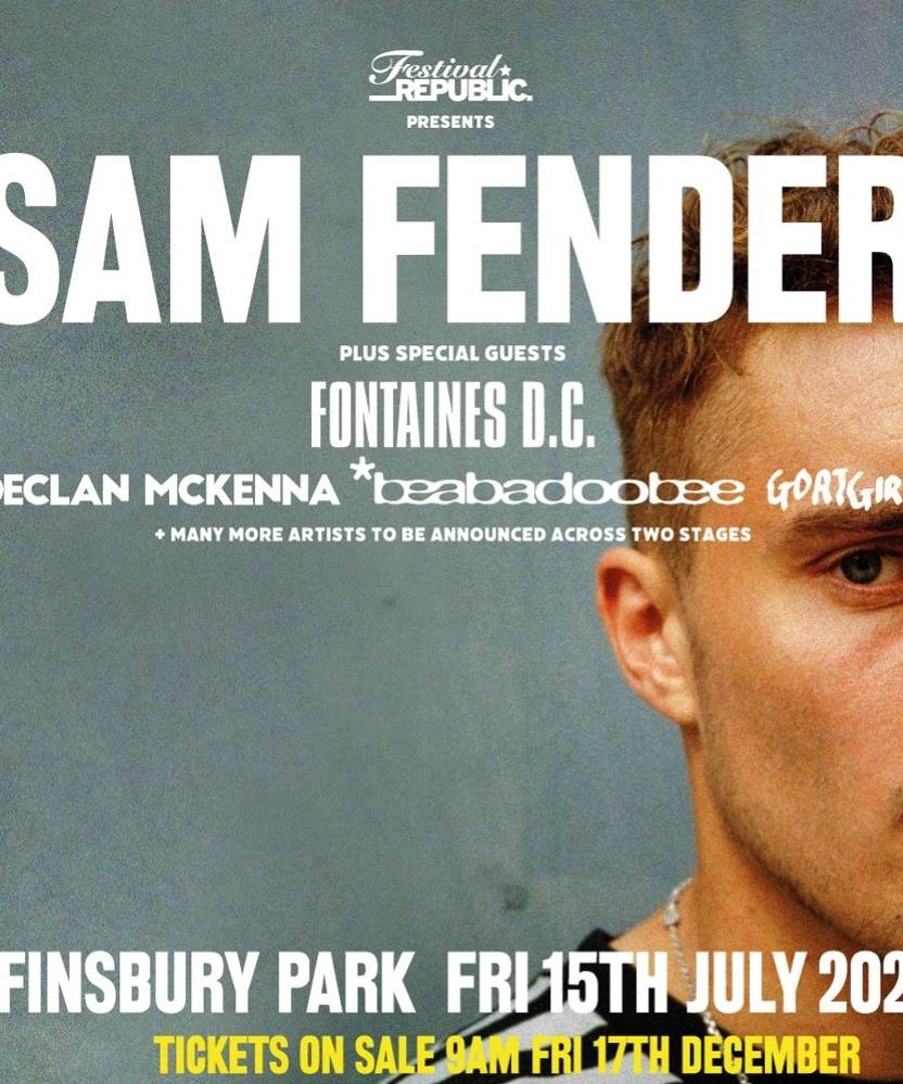 sam fender tickets 2022