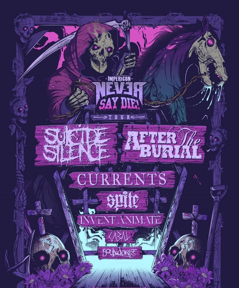 never say die tour set times