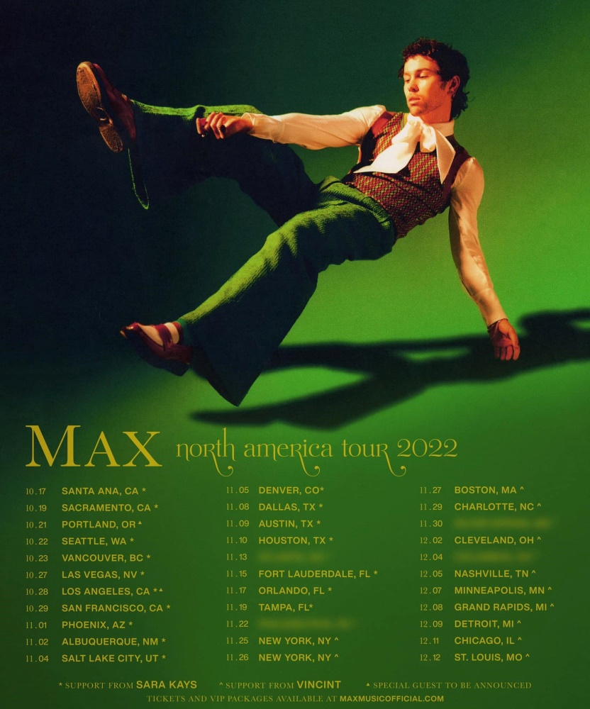 MAX - North America Tour 2022 - 08 November 2022 - The Echo Lounge