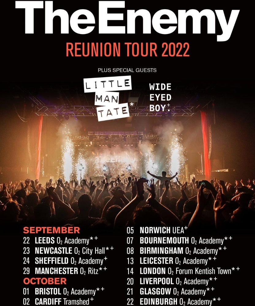 the enemy tour dates 2022