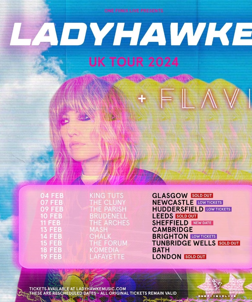 ladyhawke tour uk