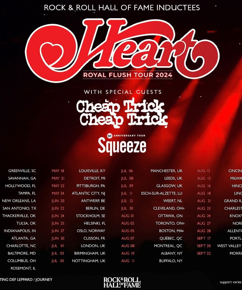 Heart Royal Flush Tour 2025 11 July 2025 Rockhal Event/Gig