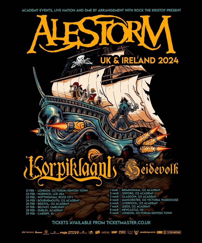 Alestorm UK & Ireland Tour 2024 07 March 2024 O2 Academy Leeds