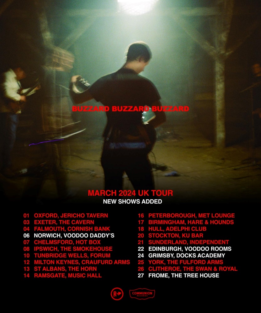 Buzzard Buzzard Buzzard UK Tour 2024 22 March 2024 The Voodoo