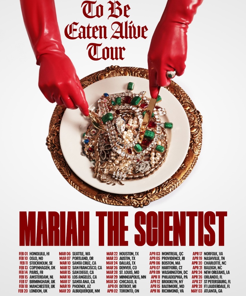 Mariah the Scientist To Be Eaten Alive Tour 2024 13 February 2024