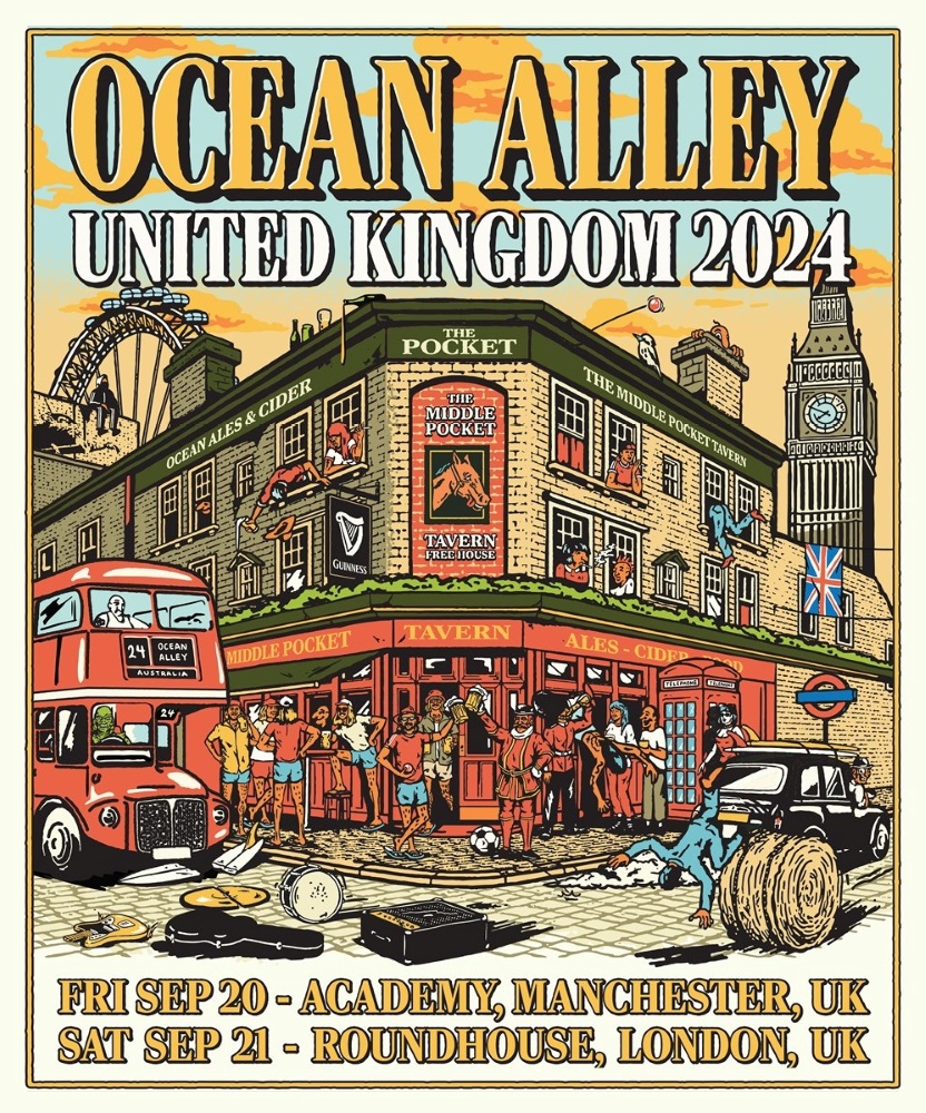 Ocean Alley UK Tour 2024 21 September 2024 Roundhouse Event/Gig