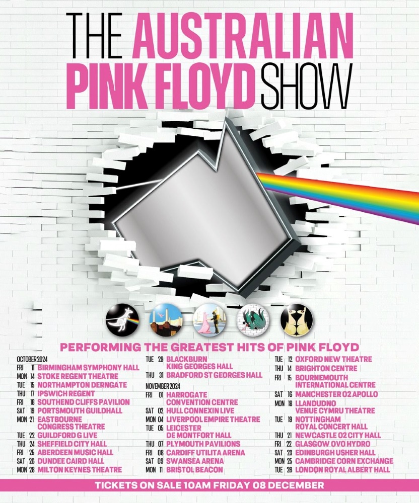 The Australian Pink Floyd - Greatest Hits Tour 2024 - 21 November 2024 ...