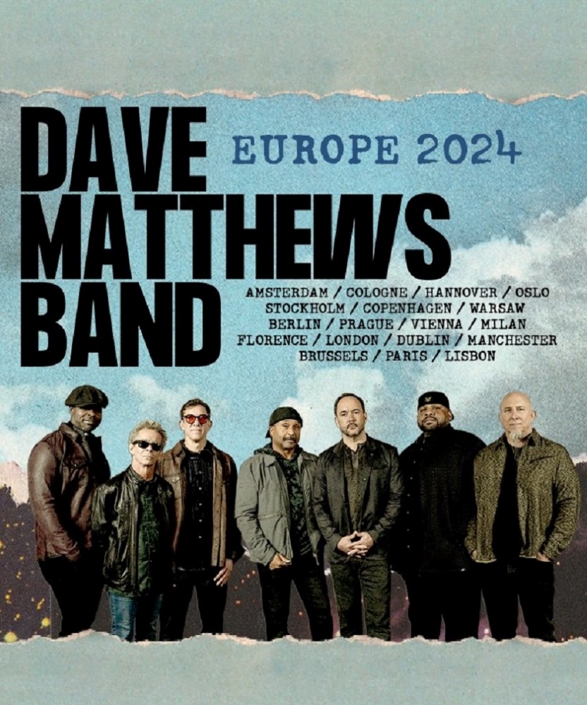Dave Matthews Band 2024 UK & EU Tour 02 April 2024 AFAS Live