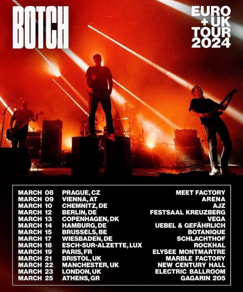 Botch Euro & UK Tour 2024 23 March 2024 Electric Ballroom Event