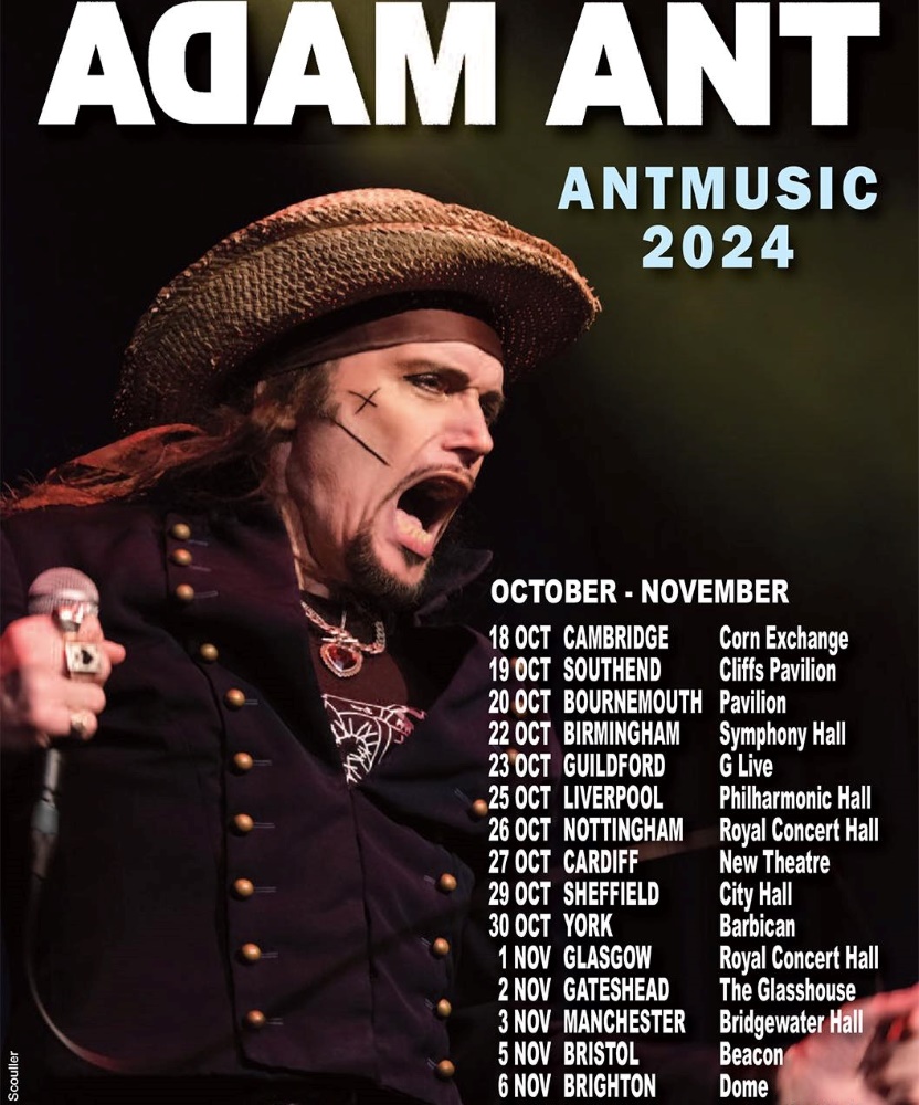 Adam Ant Antmusic Tour 2024 19 October 2024 Cliffs Pavilion